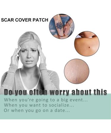 2pcs Skin Color Scar Cover Sheets | Self-Adhesive & Waterproof | Breathable Scar Removal for C-Section Surgery & Burns - Buy Online on GoSupps.com
