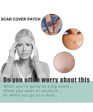 Skin Color Scar Cover Sheets - 2 Pcs Self-Adhesive Breathable Waterproof Strips - Buy Online on GoSupps.com