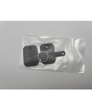 Custom Engraved Copter Farm Dog Brand Bag - Art & Real Leather Rectangle Design for Dogs | Personalize with Push Button | Unique Brown Collar Accessory - Buy Online on GoSupps.com