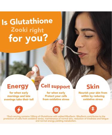 YourZooki Glutathione Liquid Supplement - Cellular Support with Riboflavin - 30 Servings - Buy Online on GoSupps.com