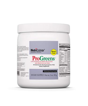 Nutricology ProGreens with Advanced Probiotic Formula 3 oz (85 g)