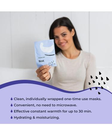 CorneaCare Rest Self Heating Warm Compress for Eyes - 30 Count - Buy Online on GoSupps.com