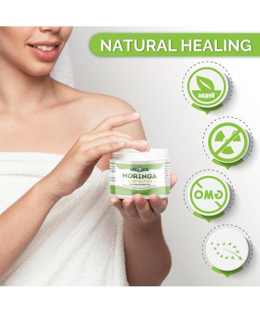 PURA VIDA MORINGA 100% Natural Ingredients Moringa Oil Body Butter for Dry Skin with Vitamin A C and E Capsules Organic. Energy 120ct. 500mg Caps - Buy Online on GoSupps.com