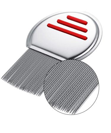6 PCS Double Sided Metal Teeth Lice Combs - Fine Tooth Head Lice Vacuum Combs for Kids, Adults, Pets - Stainless Steel Nit Comb for Long Hair - Buy Online on GoSupps.com