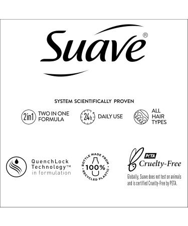 Suave Shampoo for Frizz Control | Silk Protein Infusion for Sleek Hair | 28 oz - International Shipping - Buy Online on GoSupps.com