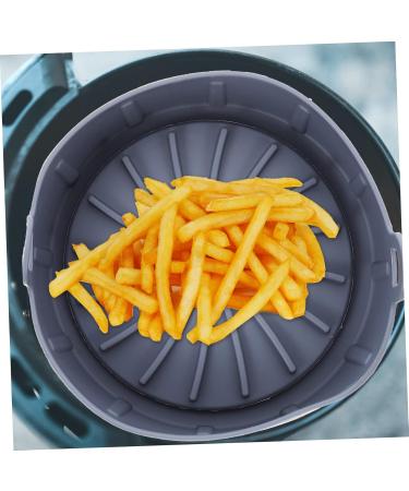 Zerodeko Air Fryers Bottom Accessories Round Reusable Parchment Grade Food Basket Baking Liner Bakeware Replacement Pot Grey 20X20CM - Buy Online on GoSupps.com