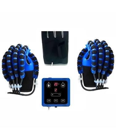 Rehabilitation Robot Gloves Finger Hemiplegia Recovery Trainer Strength Adjustment Mirror Mode Finger Orthosis for Hand Dysfunction Patients(Size:S Code Color:Both) S code both