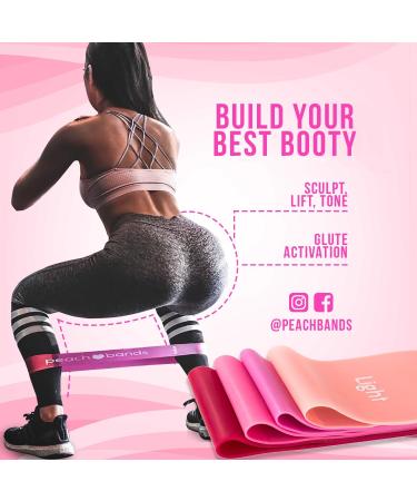 Peach Bands Resistance Bands Set | Best Exercise Workout Bands for Legs & Butt | International Shipping - Buy Online on GoSupps.com