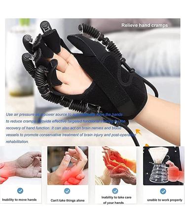 ZZBB Electric Rehabilitation Robot Gloves Finger Training Device for Training Finger Flexion Correction Stroke Hemiplegia Training for Patients with Hand Dysfunction right Medium - Buy Online on GoSupps.com