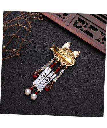 VICASKY 1 Pair Fox Tassel Clip Women Tassel Hair Clip Girl Hair Clips Tassel Drop Barrette Tassel Barrette Chinese Tassel Hair Clip Chinese Hair Accessories Chinese Tassel Hairpin - Buy Online on GoSupps.com