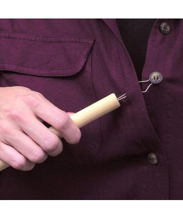 DMI Dressing Stick, Button Hook and Zipper Pull, Durable Wood Handle, Dressing Aid for Limited Mobility - Buy Online on GoSupps.com