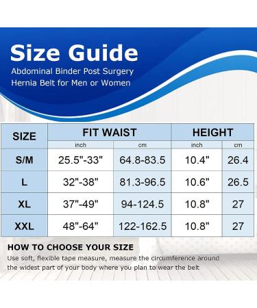 Abdominal Binder Post Surgery & Postpartum Belly Band | Hernia Belt & Stomach Compression Wrap | Nude S/M (Waist 25.5-33) | Ideal for C-Section, Natural Birth & Abdominal Injuries - Buy Online on GoSupps.com