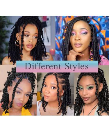 Passion Twist Hair 14 Inch 8 Packs Water Wave Crochet Hair for Black Women - Freetress Water Wave Crochet Braids - Braiding Hair Extension (1B) - Buy Online on GoSupps.com