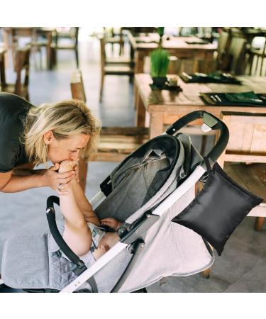 2Pcs Reusable Wet Dry Bags 13x14 inch | Waterproof Nappy Changing Bags for Babies | Ideal for Swimming, Camping, Travel | Black/Green - 30x35cm - Buy Online on GoSupps.com