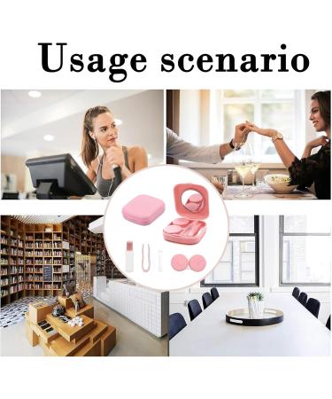 Premium Contact Lens Container Set | Portable Housing & Accessories with Mirrors Tweezers & Suction Cups | Ideal for Hygiene & Travel - Buy Online on GoSupps.com