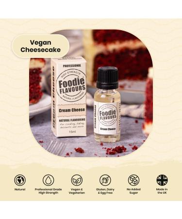 Foodie Flavours Cream Cheese Natural Flavouring High Strength - 15ml - Buy Online on GoSupps.com