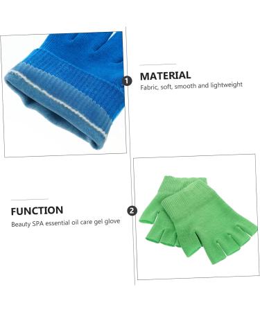 minkissy 4 Pairs Gel Gloves Dry Hand Gloves Essential Oils Gloves Skin Care Gloves Half Finger Spa Gloves Winter Gloves Lotion Gloves Hand Care Gloves Heel Socks Moisturizing Miss Knitting - Buy Online on GoSupps.com