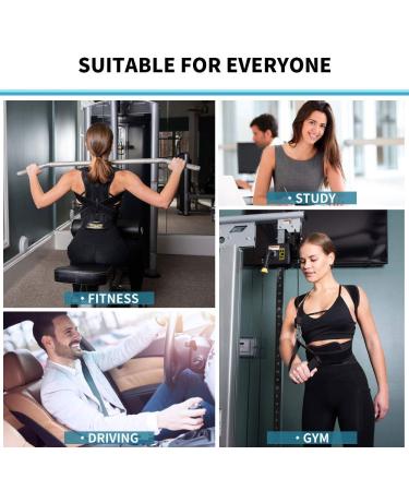 XL Posture Corrector Back Brace for Men and Women - Support Belts for Lower and Upper Back Pain Relief (1 Pack) - Buy Online on GoSupps.com