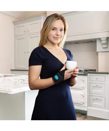 ComfyBrace Premium Lined Wrist Support - Adjustable Carpal Tunnel Brace for Arthritis - Fits Both Hands - Buy Online on GoSupps.com