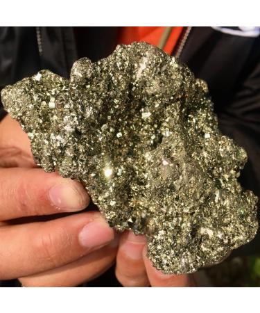 Room Decoration Natural Pyrite Crystal Cluster Irregular Stone Rock Sample Reiki Home Decoration Raw Crystals Specimen (Size : 150-200g) - Buy Online on GoSupps.com