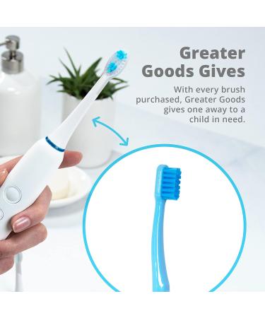 Sonic Electric Toothbrush Kit | Gentle Soft Bristles by Greater Goods (0638) - Buy Online on GoSupps.com