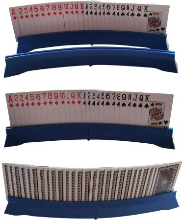 Hands-Free Plastic Card Holder for Seniors Game Artifact Blue 18.5 x 7 x 3 cm - International Shipping Available - Buy Online on GoSupps.com