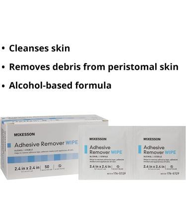 McKesson Adhesive Remover Wipe 176-5729 - 50 Count - Buy Online on GoSupps.com
