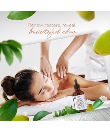 HBNO Organic Baobab Oil - 4 OZ | Cold Pressed Natural Carrier Oil for Massage Aromatherapy DIY Soap Making Face Body & Hair - Value Size - Buy Online on GoSupps.com