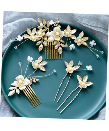 minkissy Wedding Hair Clips Hair Comb Manual Bride Pearl Vintage Decor - Buy Online on GoSupps.com