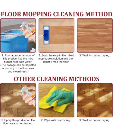 Tile Spray Cleaner Household Floor Cleaner Powerful Stain Removal Floor Cleaner Natural Wood Floor Stain Cleaner Multi-Purpose Floor Cleaner for Wood and Tile Floors - Buy Online on GoSupps.com