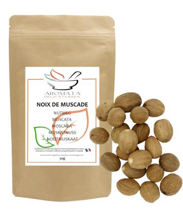 AROMATA DELICATESSEN AROMATA Whole Nutmeg 50g / 100% Natural Origin: Indonesia