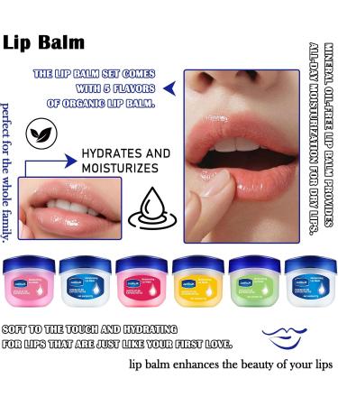 6 Pack Lip Balm Moisturizing Tinted Lip Balm Mini Hydrating Lip Mask for Dry Cracked Lips Smooth Lip Balm Bulk Lip Care Product 6 Pcs - Buy Online on GoSupps.com