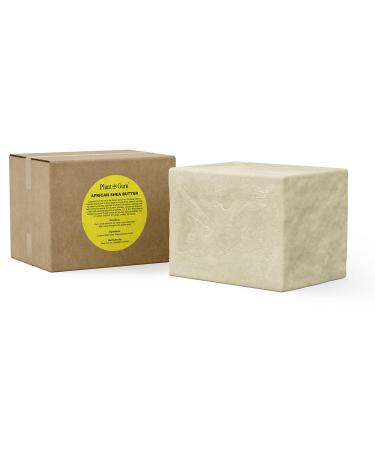 Raw African Shea Butter 10 lbs Bulk Wholesale Block - 100% Pure Natural Unrefined Ivory - Ideal Moisturizer for Skin, Face, Hair Growth - Perfect for DIY Soap and Lip Balm Making - 160 Ounce - Buy Online on GoSupps.com