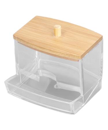 Zerodi's cotton swab storage case lid design cotton swab box High transparency for jewelry for storing make-up tools