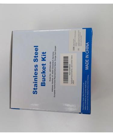 Topquafocus 2L Knlistier-Eimer Kit Leak-Proof Stainless Steel Intestinal Cleaning Bucket for Home Use | Blue - Buy Online on GoSupps.com