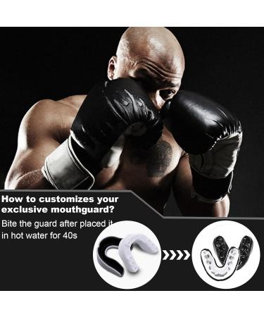 Zeukets Sport Mouthguard - 4 Piece Sports Tooth Protection with Portable Hygiene Box for Boxing Rugby Martial Arts & More - Adult & Kids - Buy Online on GoSupps.com