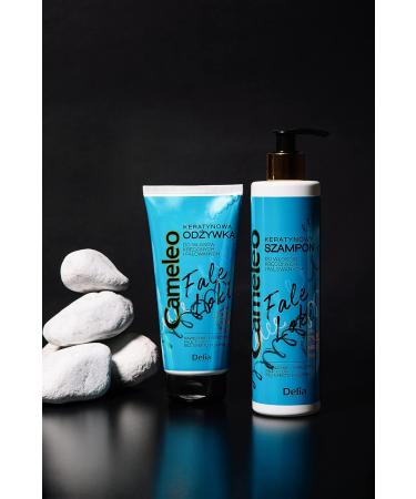 Cameleo Waves & Curls Conditioner - Keratin Hair Care for Curly & Wavy Hair - Smooth & Regenerate Curls - 200ml - Buy Online on GoSupps.com