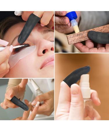 G2PLUS Black Latex Finger Cots - 200pcs Anti-Static Finger Covers for Dressing Protection - Buy Online on GoSupps.com