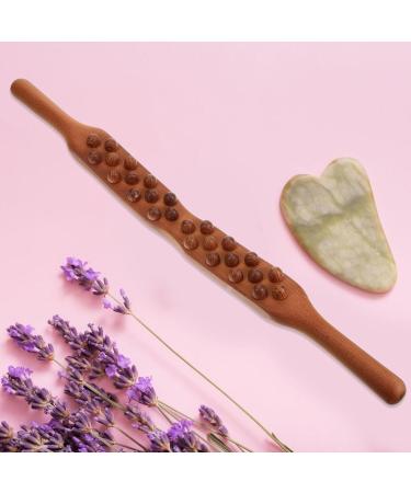 IPLUSMILE Wood Massager Rouse Gua-Sha - Handheld Body Massage Device for Muscle Relaxation | Perfect for Legs Back & Arms - Buy Online on GoSupps.com