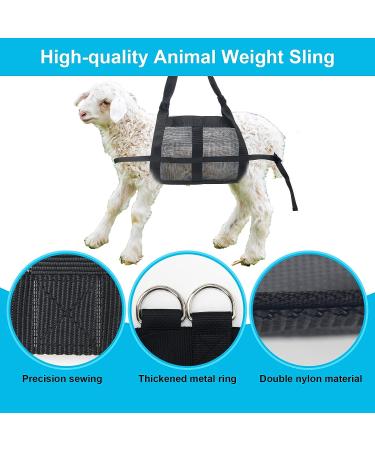 Boyistar 300 LB Calf Sling for Animal Weighing - Livestock Sling with Straps for Small Animals - Buy Online on GoSupps.com