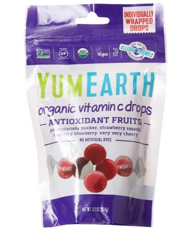 YumEarth Organic Vitamin C Drops Anti-Oxifruits 3.3 oz (93.6 g)
