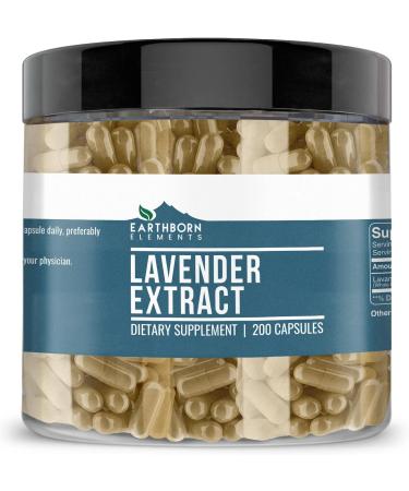 Earthborn Elements Chamomile Extract and Lavender Extract Bundle 200 Capsules Pure & Undiluted No Additives - Buy Online on GoSupps.com