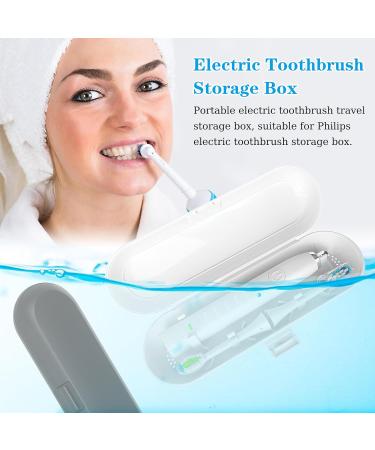 Portable Electric Toothbrush Travel Case - 2 Pack Protective Cover with Holder for Camping School & Outdoor Use - Buy Online on GoSupps.com