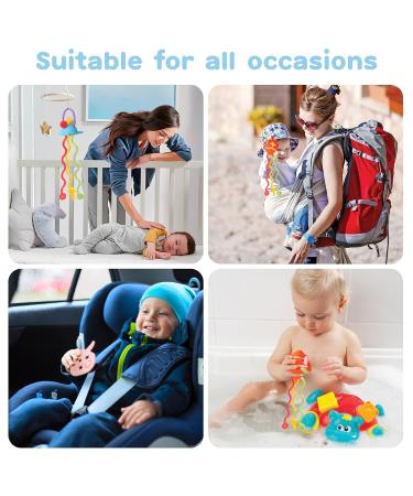 Montessori Baby Teether Toys for 12-18 Months | Silicone Fish Teething Toy for Infant Car Seat | BPA Free Sensory Chew Toys for Boys and Girls 1+ Year Old - Buy Online on GoSupps.com