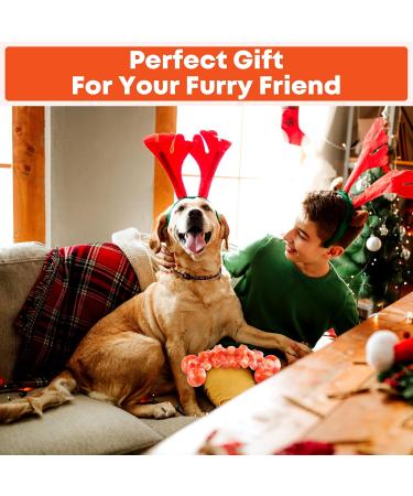 WOWBALA Indestructible Dog Toy for Aggressive Chewers | Large Soft Red Chew Toy for Dogs - Best International Shipping - Buy Online on GoSupps.com
