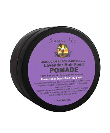 Sunny Isle Lavender Jamaican Black Castor Oil Hair Pomade 4oz (Pack of 2) - Nourishing Hair Care for All Hair Types - International Shipping Available - Buy Online on GoSupps.com
