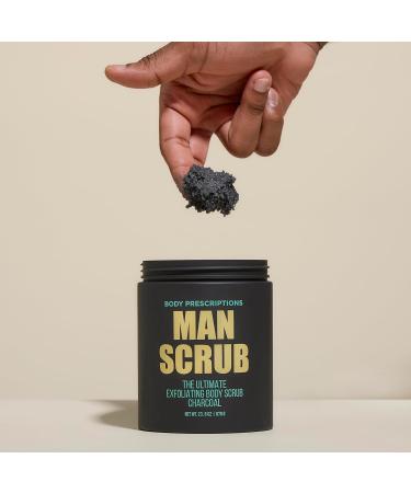 Body Prescriptions Men s Exfoliating Body Scrub Ultimate Skin Cleansing Wash in Jar with Twist-Top Lid For All Skin Types 21 Ounce (Pack of 1) Charcoal Charcoal 21 Ounce (Pack of 1) - Buy Online on GoSupps.com