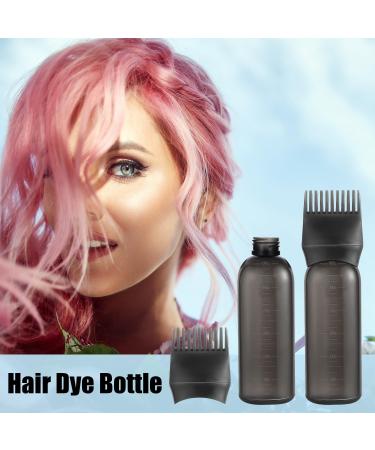 SAREAL 2 Pack Hair Oil Applicator Bottle | 6oz Root Comb Bottle for Hair Dye - Perfect for Easy Application - Buy Online on GoSupps.com
