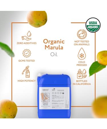 HBNO Marula Oil - 8.8 lbs (4kg) - Ideal for Shampoos Conditioners Lip Balms Face wash Lotions and Skin care products. - Buy Online on GoSupps.com