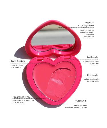 Candy Paint Cheek + Lip Tint by Half Caked | Vegan, Cruelty-Free, and Fragrance-Free | Glass Skin Finish | 5g (Dollhouse) - Buy Online on GoSupps.com